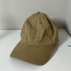 NWT Madewell Classic Plain Brown Cotton Canvas Cap Hat